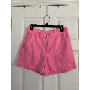 Women’s GAP Hot Pink Shorts Small Whimsical Mom Jeans Pink Denim Summer